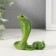 Souvenir Polystone varnish "Green Cobra" 8x6x8.7 cm