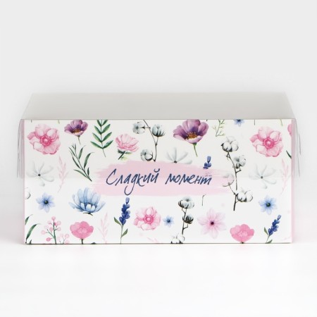 Capley box, confectionery packaging, 4 cells "Sweet Moment", 16 x 16 x 7.5 cm-4