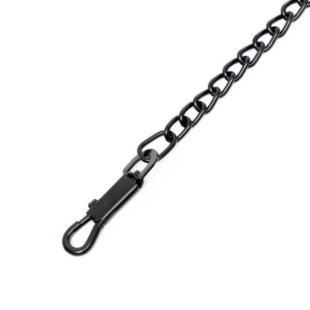 Metal leash, 120 cm x 3.5 mm, black-3