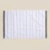 Terrier rug Sl Home: Lines "Blanc de Blanc" 50x70 cm, 100% cotton, 750 g/m2