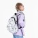 Youth backpack from lightning textiles, external pocket, penalty, white color