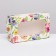 Folding box with a window for marshmallows "Field flowers", 25 x 15 x 7 cm