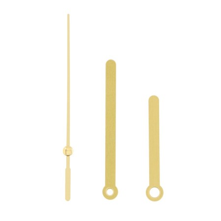 A set of 3 arrows for 55/75/77 mm watches, packing 10 pcs, gold