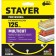 The cut-off disk for Ushm STAYER 36860-125, on wood, 125 x 22.2 mm
