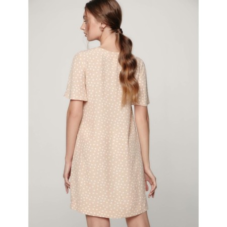 Women's dress, size s, color Beige-White-1