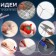 Sewing set, 45 items, in PVC handbag, 7.5 × 7.5 × 16.5 cm, color mix