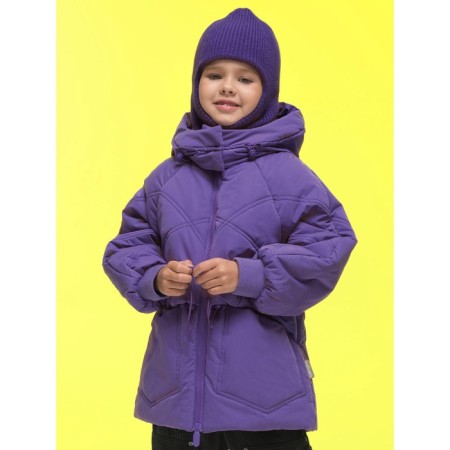Jacket for girls, height 116 cm, purple color