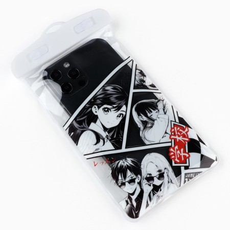 The waterproof cover "Anime" is black white, 12 x 21 cm-2