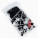 The waterproof cover "Anime" is black white, 12 x 21 cm