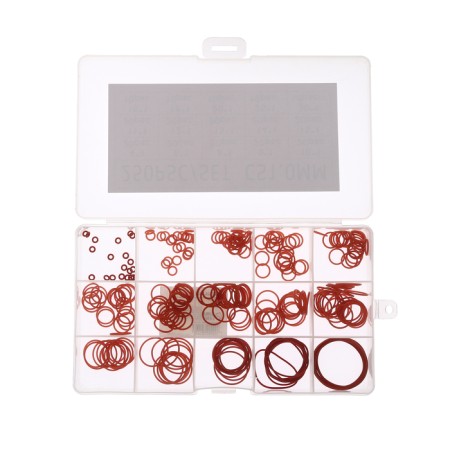 Sealing ring, 15 types, thickness 1 mm, set 250 pcs-1