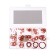 Sealing ring, 15 types, thickness 1 mm, set 250 pcs