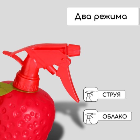 Sprayer "Strawberries", 0.5 l, red, Greengo-3