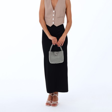 Bag-clate without fastening, color gray color-5