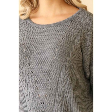 Women's jumper Wisell, size 48, gray color-3