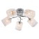 Ceiling lamp ESCADA, 1106/5PL. 5x40W, E27, 550x550x230 mm, chromium color