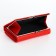 Women's wallet on magnets, red color