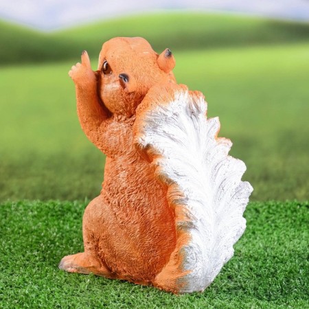 Garden figure "Square Squirrel" 20x15cm-2