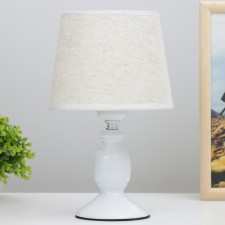 Loretta table lamp E27 40W white 17.5x17.5x29 cm Risalux