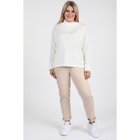 Women's turtleneck, size 56, white color-1