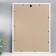 Photo frame plastic 30x40 cm, white with gold (plastic screen)