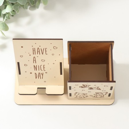 The desktop organizer "cats" 18x12.5x9 cm (set of 9 parts)-4