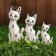 Summarize Souvenir "White Cats" (20,25.30) 20x7x30 cm