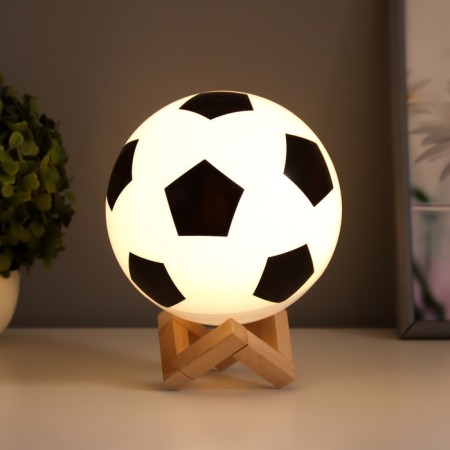 Nightlight "Football" LED 3W USB AKB White 15x15x19 cm-1