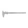Tygenzirkul tundra, metal, with a depth meter, division price 0.05 mm, 200 mm