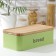 A set of cans for bulk products Prime, 3 pcs, with spoons, with bread, color light