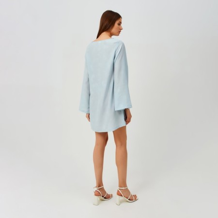 Women's tunic Minaku: Summer Time Blue Color, size 42-44-2