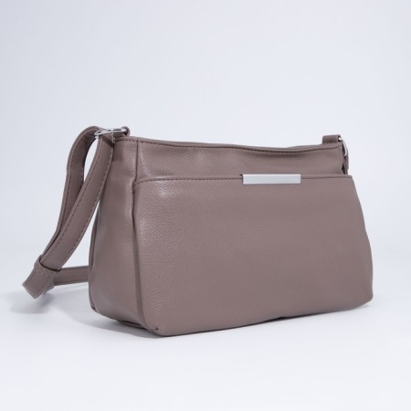 Bag Cross-Bodi with a zipper, pink color-2