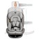 AMAROBABY BRILLANT, ISOFIX fastening, class D, group 0+/1/2/3 (0-36 kg), gray gray