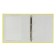 Folder on 4 rings A4, Erichkrause Neon, 35 mm, 1750 microns, laminated, hard cover, yellow