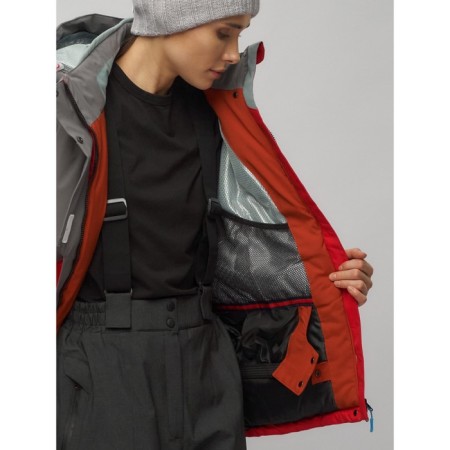 Ski suit female, size 54, red color-10