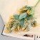 Flowers artificial "twig of hops" 45 cm, yellow