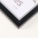 Photo frame Plastic "Plaza" 30x40 cm (glass), 2014-Black