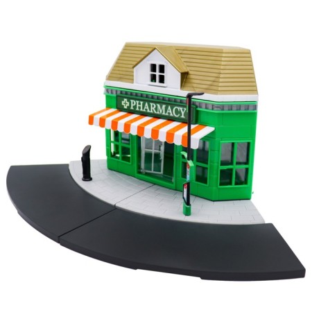 Набор игровой Bburago «Построй свой город! Аптека», с машинкой Street Fire, 1:43-3