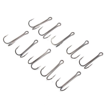 Hook KOI Double Hook, size 40 int, BN color, double, 10 pcs.-1