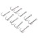Hook KOI Double Hook, size 40 int, BN color, double, 10 pcs.
