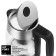 Electric kettle KitFort KT-647, glass, 1 l, 2200 watts, adjustment t °, silver