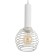 Bayerlux lamp "Berto" E27 40W white 14x14x30-130 cm