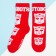 Socks for the boy "Autobots", Transformers, 14-16 cm, red color