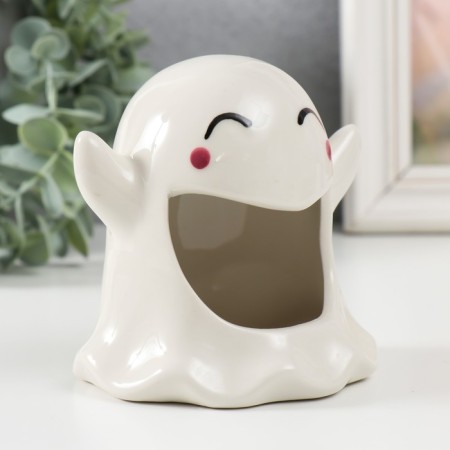 Ceramics "Fun Ghost" 10.5x10x10 cm-1