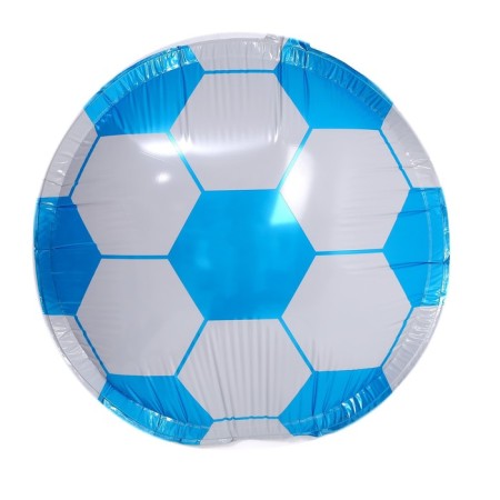 Falling ball "Football", 45 cm, blue color