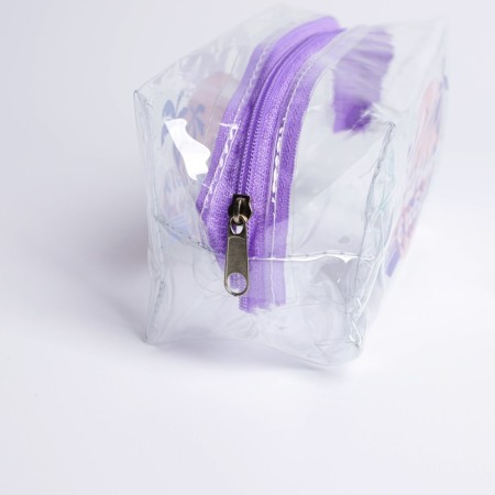 Cosmetic bag from the transparent PVC "Nama in itself", 14x8 cm-2