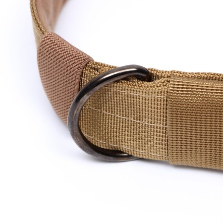 A collar with a soft lining, 59 x 4 cm, Osh 35-45 cm, sand-3