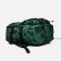 Young backpack from textiles on lightning, 3 pockets, green color