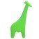 The rattle "Girafics", the color is green, the crumb me