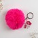 A keychain fluffy "be bright", 9 x 10 cm.