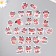 Stickers stickers for scrapbooking "Fox" 9-352